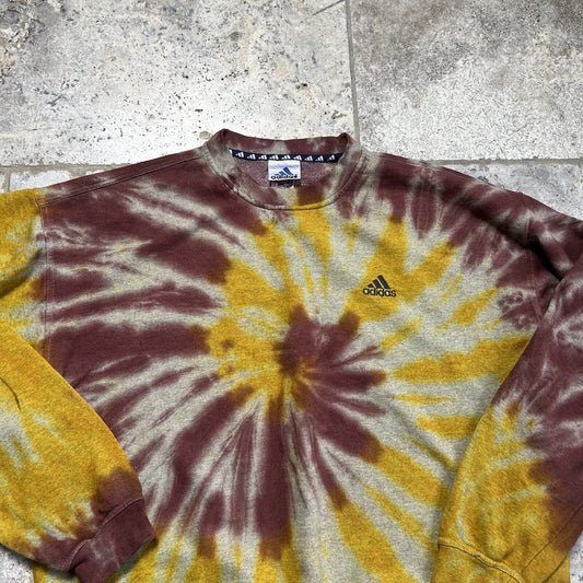 Adidas Sweatshirt 90s Retro, Tie Dye , Mens Large