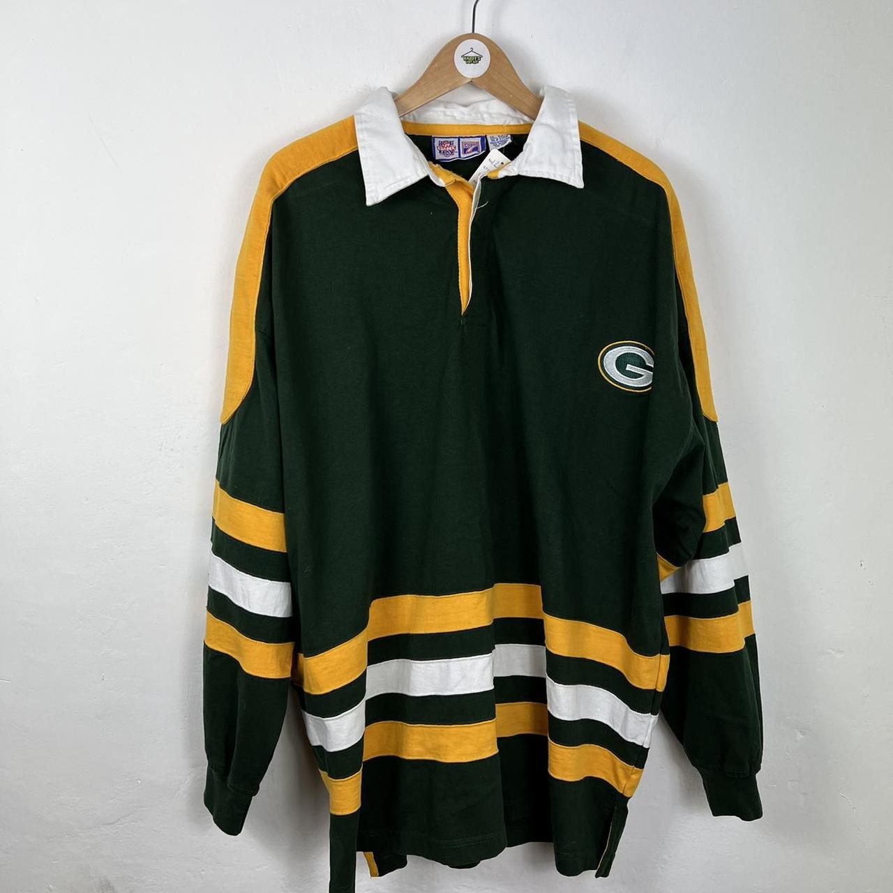 Vintage6ix Vintage Green Bay Packers Rugby Shirt 3XL