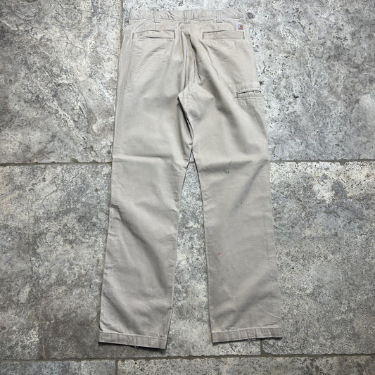 Carhartt Cream Trousers, Retro, 33”