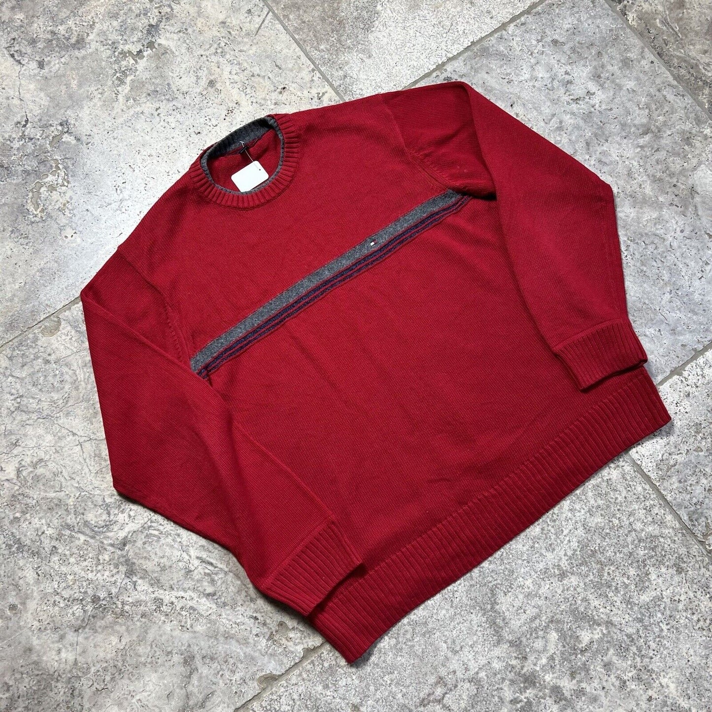 Tommy Hilfiger Knit Jumper, Red, XL