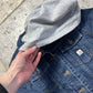 Carhartt Denim Hooded Jacket Womens XS