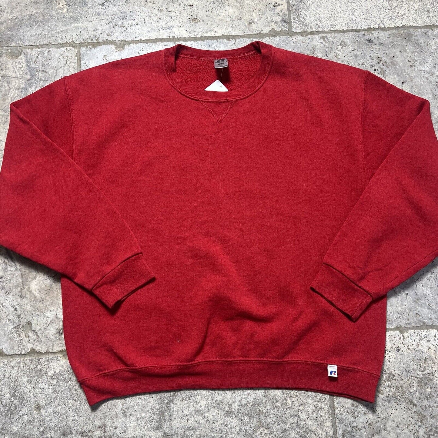 Russel Athletic Blank Sweatshirt , Red, Large