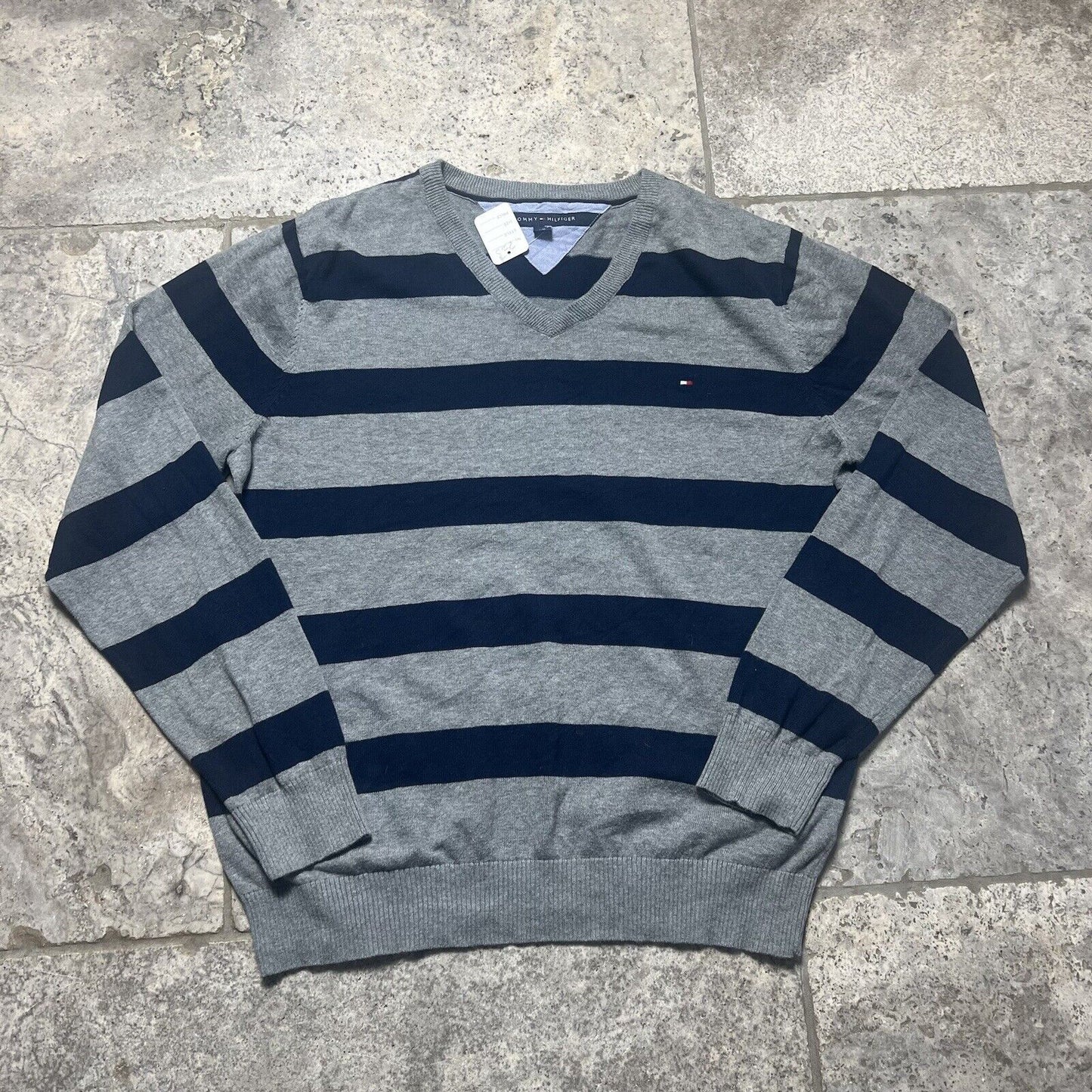 Tommy Hilfiger Knit Striped Jumper, Large