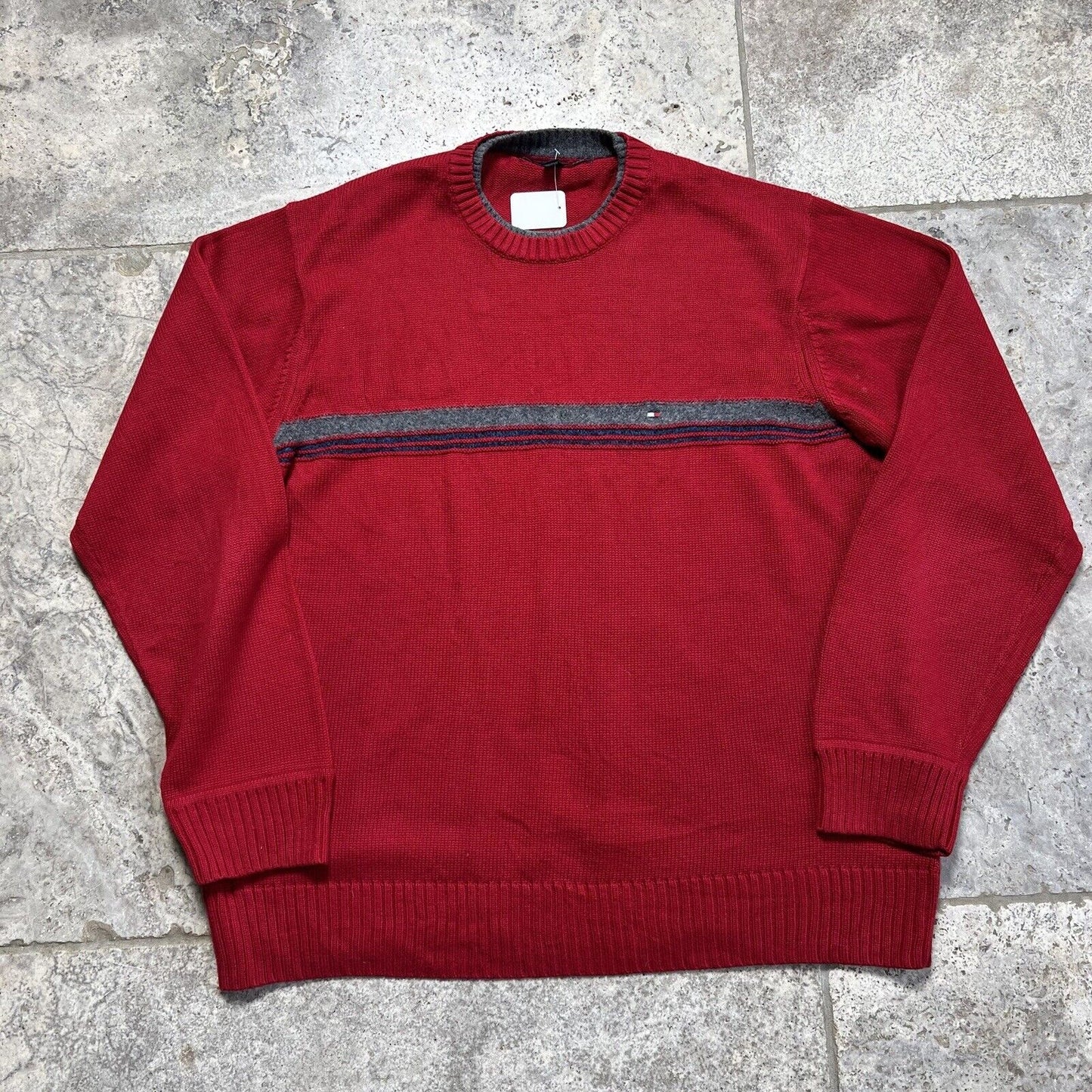 Tommy Hilfiger Knit Jumper, Red, XL