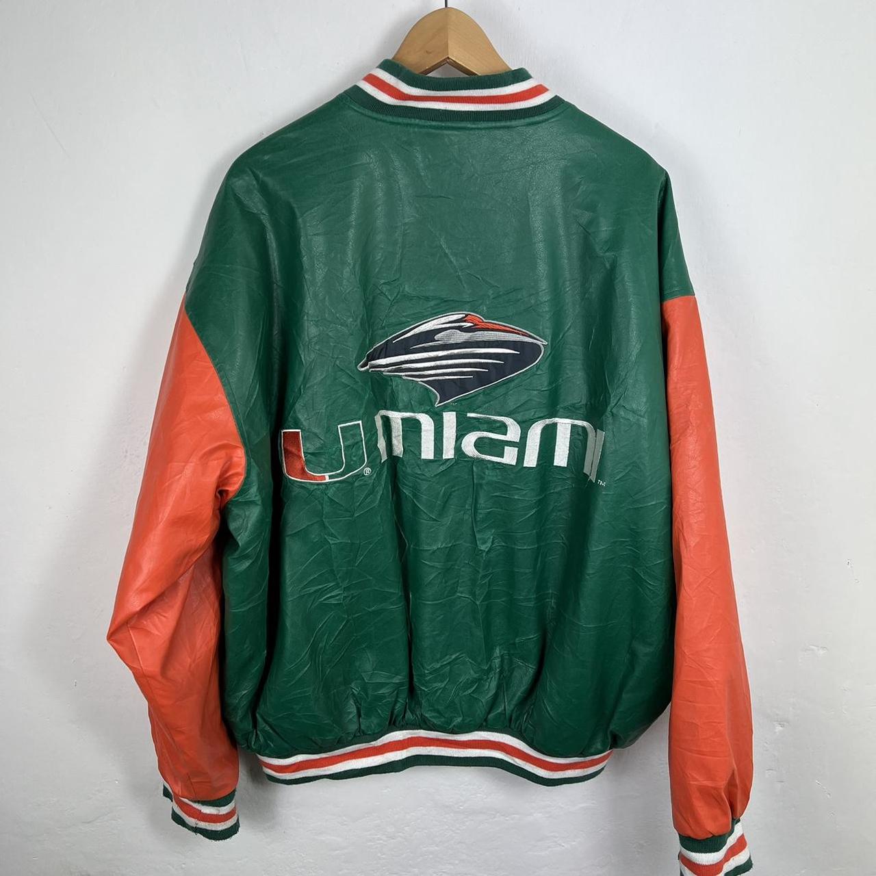 University of clearance miami varsity jacket