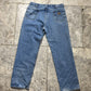 Carhartt Jeans Relaxed Fit Carpenter Denim Workwear Trousers, Blue, Mens 38”