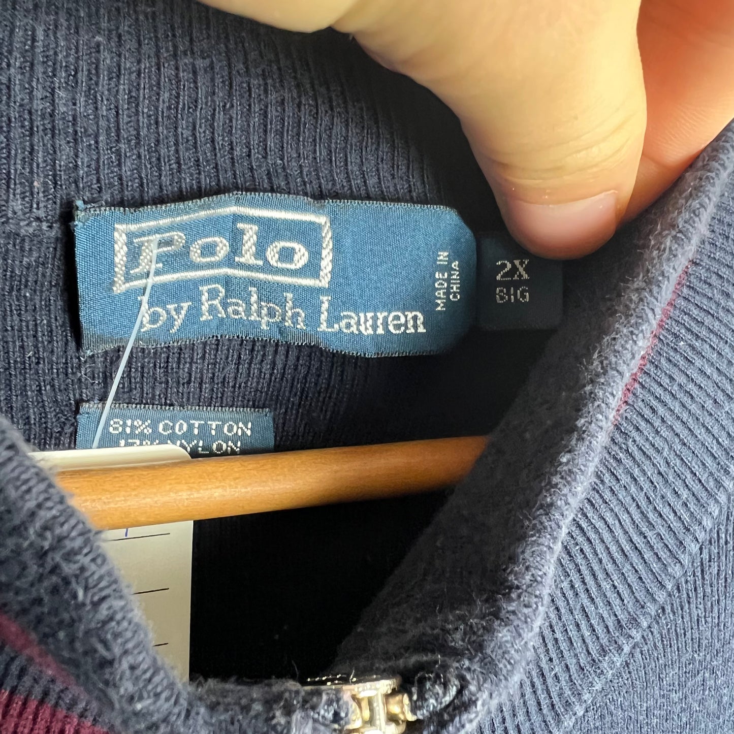 Ralph Lauren full zip 2XL